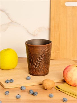 69_121.Ш Стакан (Колос) 0,4 л. ; высота - 11см, ширина - 10см, длина - 10см 69_121.Ш