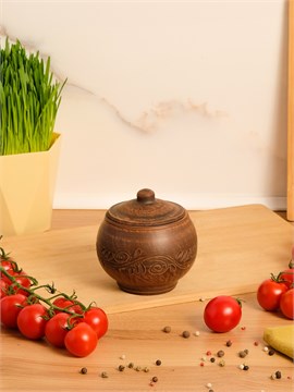69-034 Горшок для жаркого/для специй (Гладь) 0,3 л. ; высота - 11см, ширина - 10см, длина - 10см 69-034