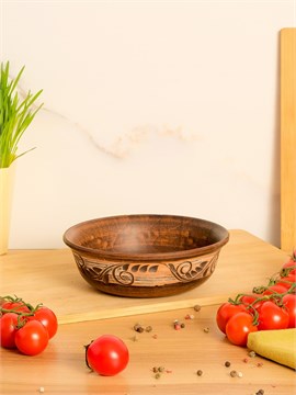 69_341.Ш Салатник (Орнамент) 1шт 0,55л высота - 5см, ширина - 16см, длина - 16см (2) 69_341.Ш