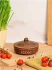 69-136 Блюдо для запекания/Кокотница с крышкой (Колос) 0,25 л. ; высота - 8см, ширина - 12см, длина - 12см 69-136