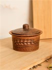 69-137 Кокотница для жульена с крышкой (Колос) 0,25 л. ; высота - 8см, ширина - 10см, длина - 10см 69-137