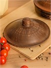 69-159  Жаровня с крышкой (Колос) 0,45 л. ; высота -9,5см, ширина - 15см, длина - 15см 69-159