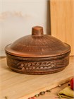 69-159  Жаровня с крышкой (Колос) 0,45 л. ; высота -9,5см, ширина - 15см, длина - 15см 69-159