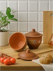 69-628 Горшок для запекания (Оливия) 0,6 л. ; высота - 13см, ширина - 12см, длина - 12см 69-628