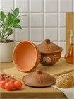 69-526 Кокотница большая (Одуванчик З) 0,7 л. ; высота - 14см, ширина - 15см, длина - 15см 69-526