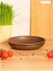 69_239.Ш Блюдо/Тарелка для нарезки/Тарелка для фруктов (Вьюнок)1шт 0,67л высота - 4см, ширина - 21см, длина - 21см (2) 69_239.Ш