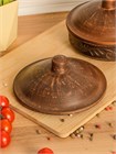 69-259  Жаровня с крышкой (Вьюнок) 0,45 л. ; высота -9,5см, ширина - 15см, длина - 15см 69-259