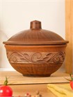 69-326 Кокотница большая (Орнамент) 0,7 л. ; высота - 14см, ширина - 15см, длина - 15см (2) 69-326