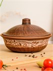 69-327 Блюдо для запекания/кокотница (Орнамент) 0,55 л. ; высота - 11см, ширина - 16см, длина - 16см (2) 69-327