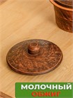 69-330 Горшок для жаркого №1 (Орнамент) 0,7 л. ; высота - 13см, ширина - 13см, длина - 13см (2) 69-330