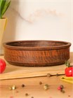 69_058.Ш Жаровня (Кеци) (Гладь) 0,65 л. ; высота - 4см, ширина - 15см, длина - 15см (2) 69_058.Ш