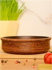 69_058.Ш Жаровня (Кеци) (Гладь) 0,65 л. ; высота - 4см, ширина - 15см, длина - 15см (2) 69_058.Ш