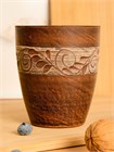 69_346.Ш Стакан (Орнамент) 0,3л; высота - 9см, ширина - 6см, длина - 6см 69_346.Ш
