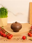 69-033 Чугунок/Горшок для жаркого(малый)/для специй (Гладь) 0,35 л. ; высота - 10см, ширина - 11см, длина - 11см 69-033